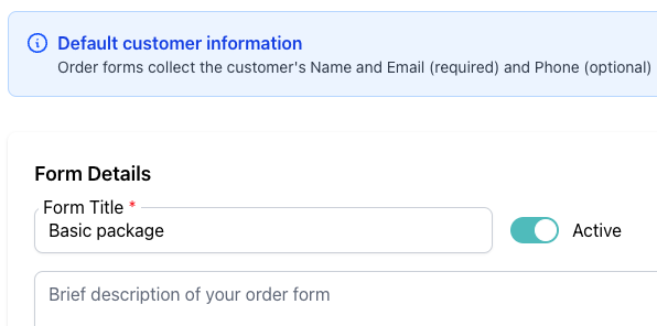 Visual Form Builder