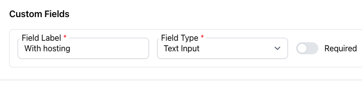 Custom Fields & Information