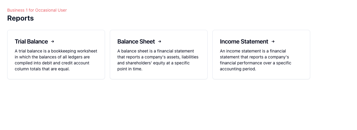 Turn bookkeeping work into usable reports